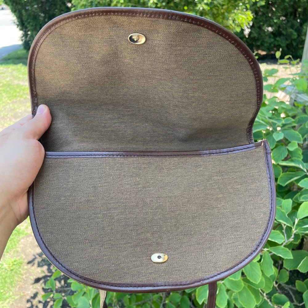 Vintage Sydney S.C.R. Brown Crossbody‎ Shoulder Bag Women's Purse - Picture 6 of 10